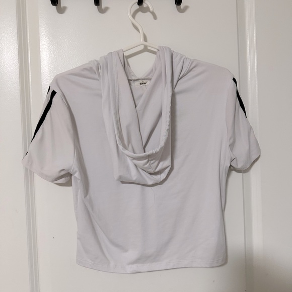 White crop hoodie - Picture 2 of 2